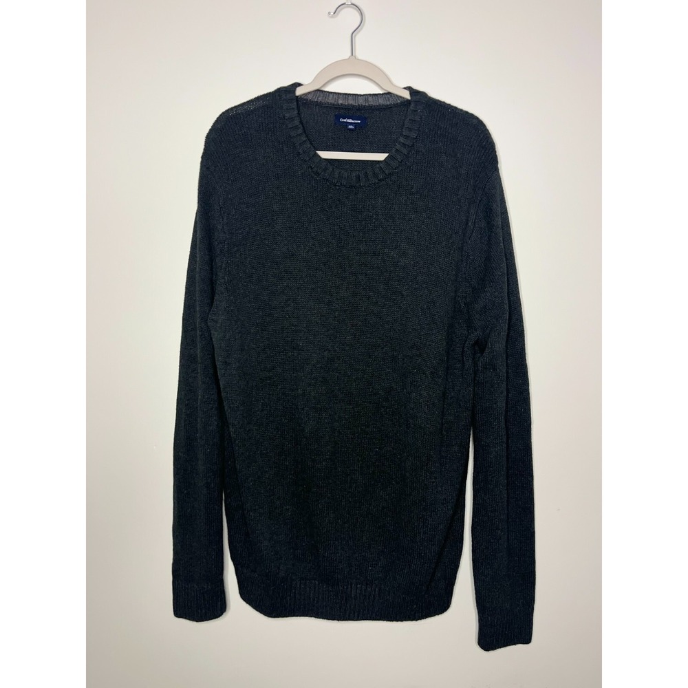 Croft & Barrow Black Long Sleeve Pullover Sweater Womens Size XL